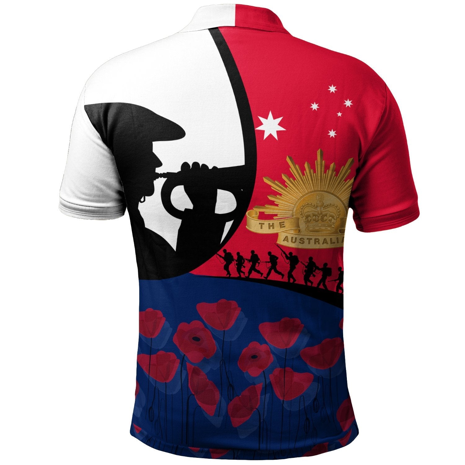 ANZAC Day Polo Shirt - We will remember Them - LT20 - Vibe Hoodie Shop