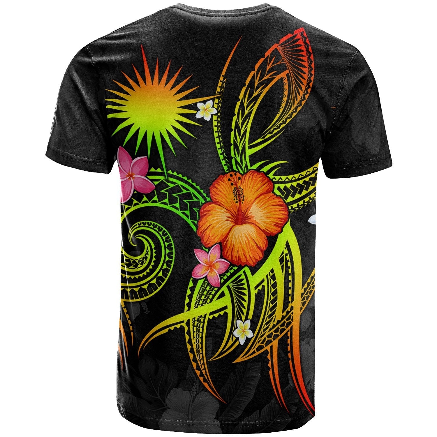 Marshall Islands Polynesian T shirt - Legend of Marshall Islands (Reggae) - Vibe Hoodie Shop