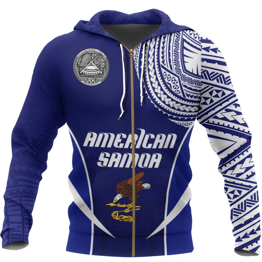 American Samoa Active Special Zipper Hoodie - Vibe Hoodie Shop