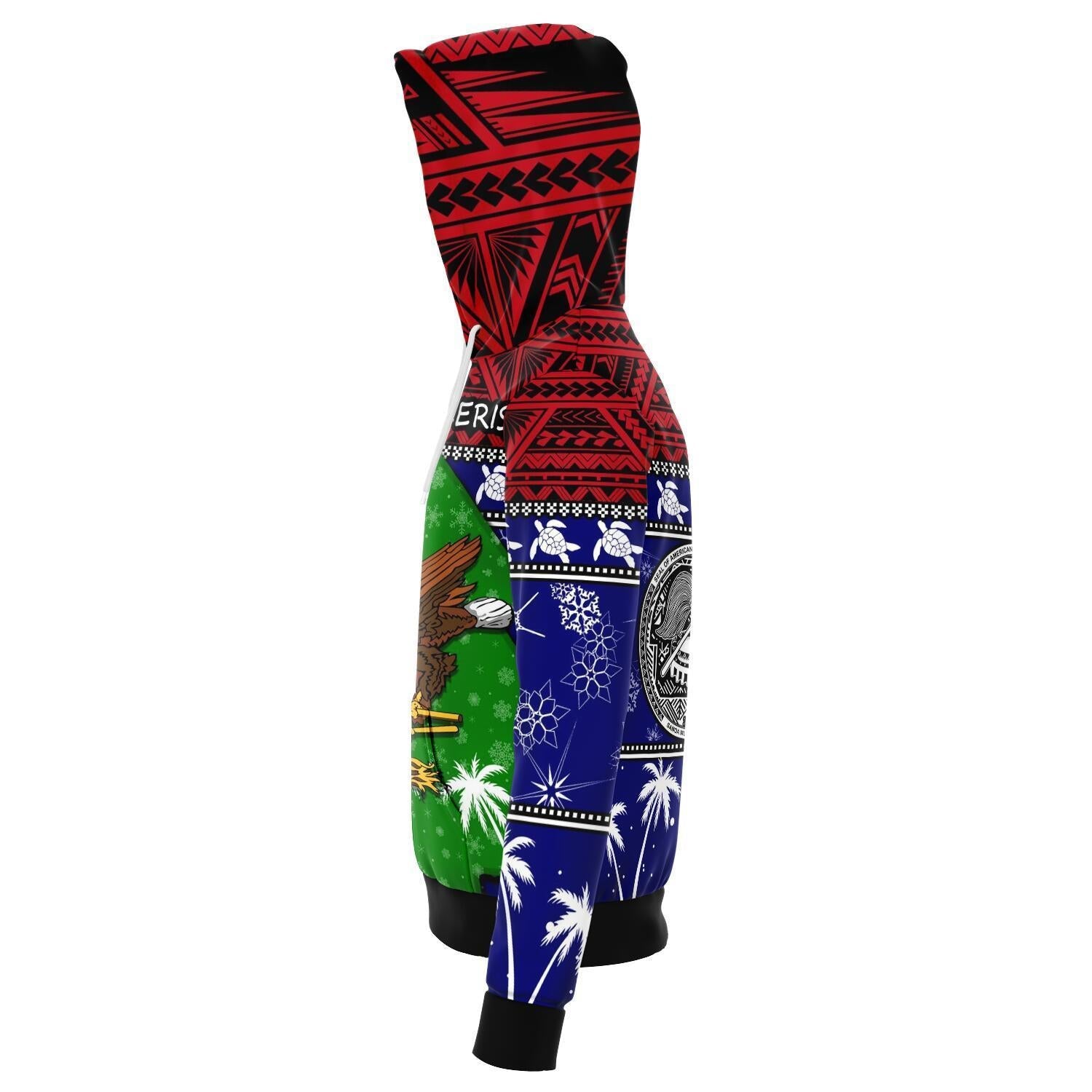 American Samoa Hoodie Christmas Tree - Vibe Hoodie Shop