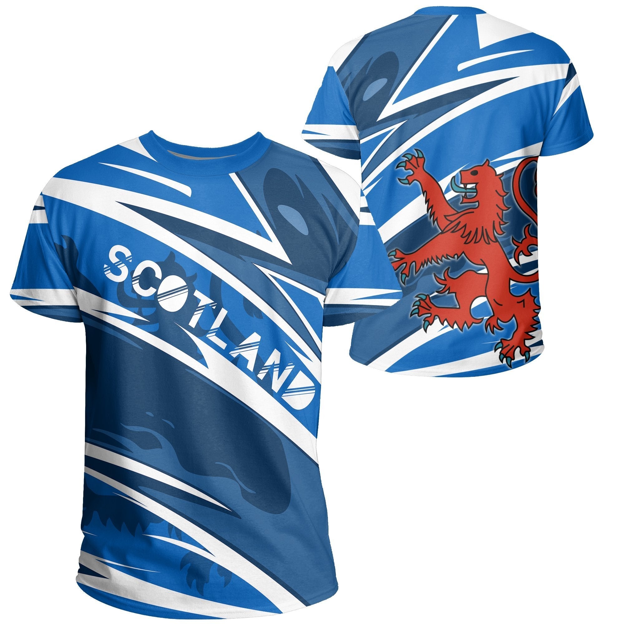 Scotland Lion T shirt - Lode Style - Vibe Hoodie Shop