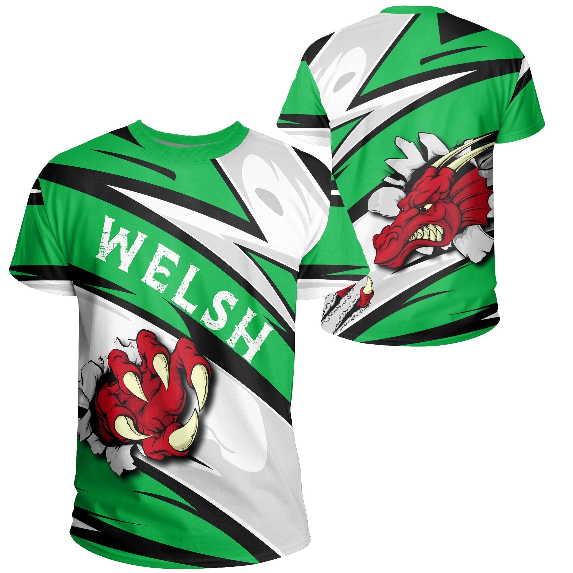 Wales Dragon of Welsh T shirt - Lode Style - Vibe Hoodie Shop