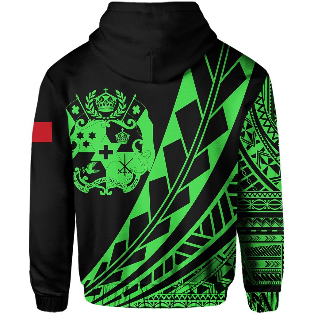 Tonga Hoodie - Nesian Green - Vibe Hoodie Shop