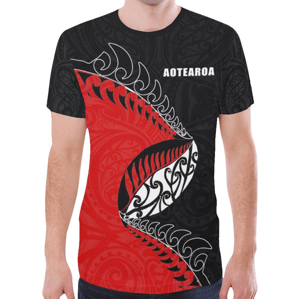 New Zealand Rugby Shirt, Aotearoa Rugby Fern T shirt - Vibe Hoodie Shop