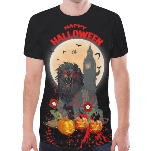 England T shirt - Halloween Lion In Night - Vibe Hoodie Shop