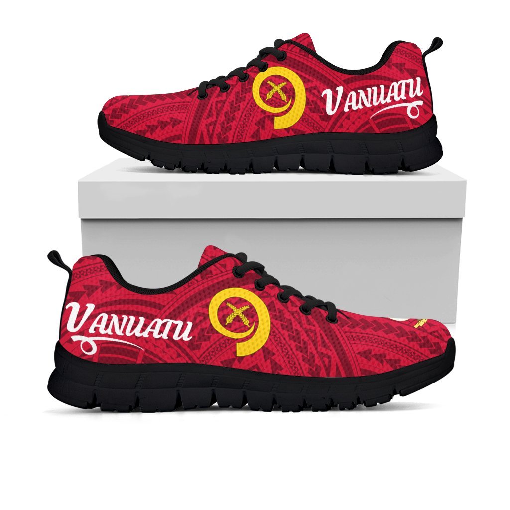 Vanuatu Red Sneakers (Shoes) - Vibe Hoodie Shop