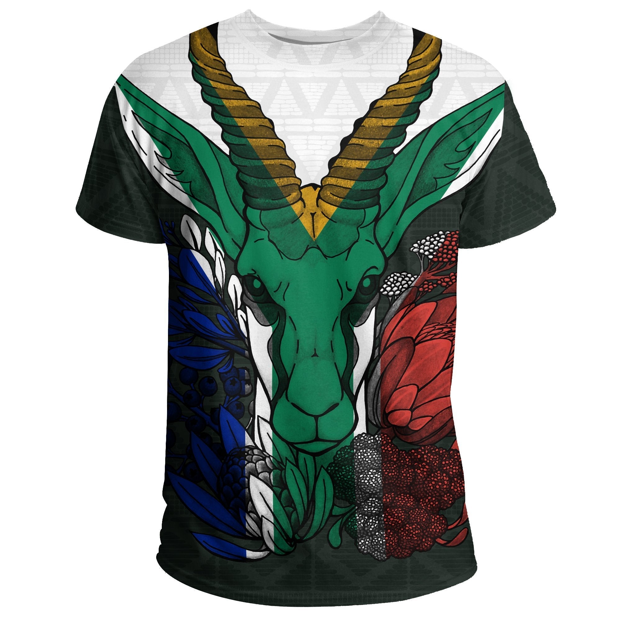 South Africa T shirt The Springboks - Vibe Hoodie Shop