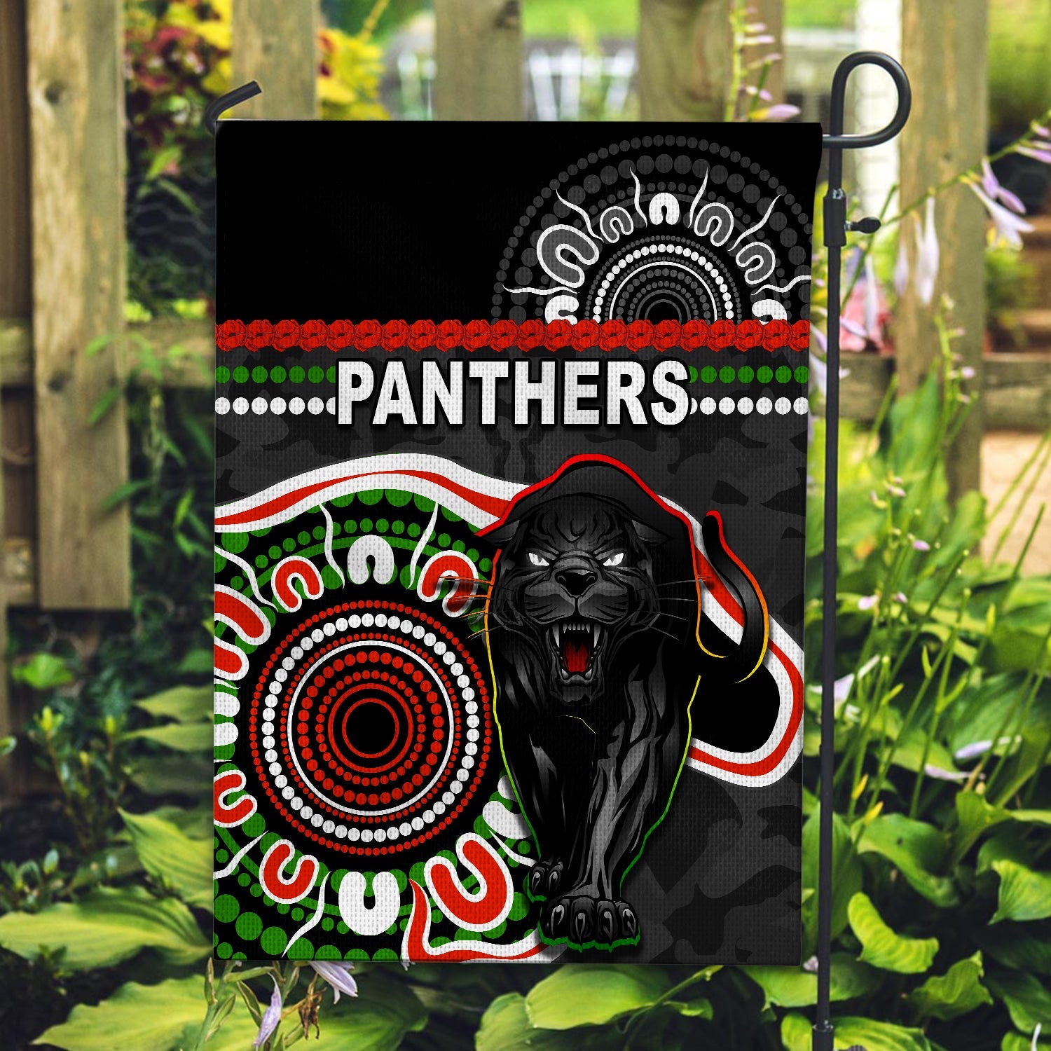 Panthers ANZAC Day Flag Aboriginal Lest We Forget Ver.01 - Vibe Hoodie Shop