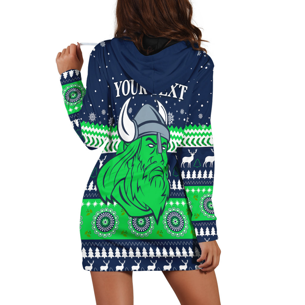 (Custom Personalised) Raiders Canberra Hoodie Dress Merry Christmas The Milk - Vibe Hoodie Shop