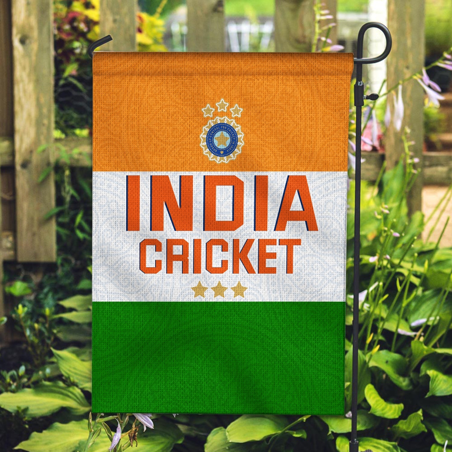 India Cricket Flag Champions Indian Sun Pattern Style Flag Ver.01 - Vibe Hoodie Shop