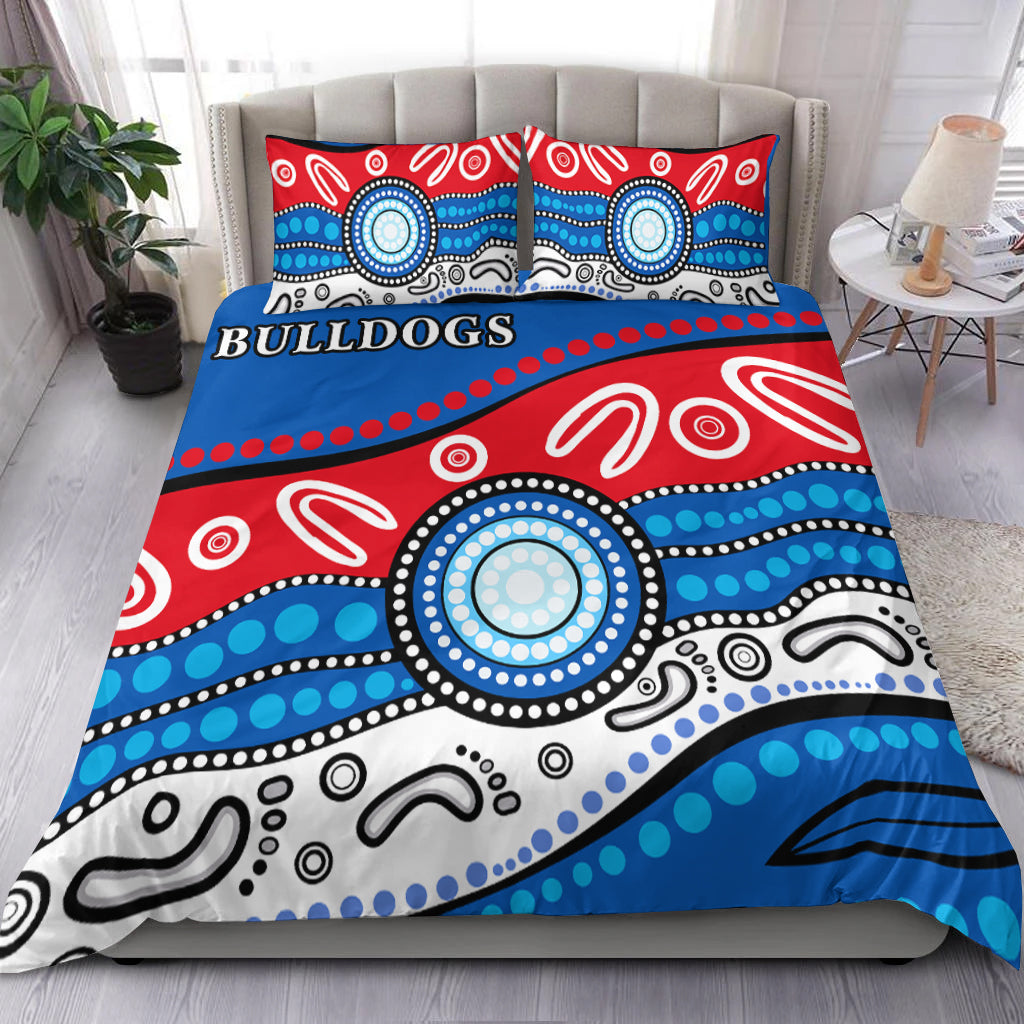 Bulldogs Indigenous Bedding Set Western - Vibe Hoodie Shop