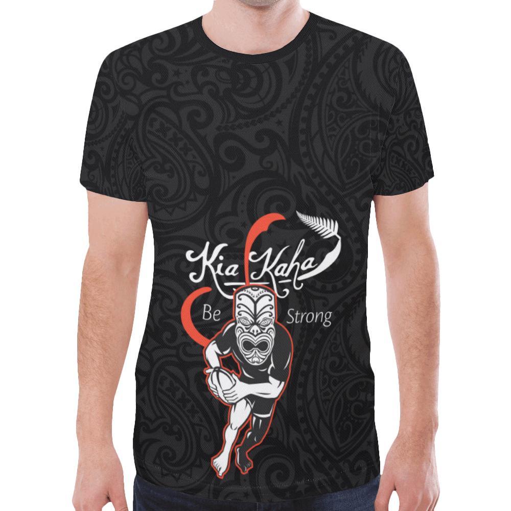 New Zealand Rugby Shirt, Kia Kaha Be Strong T shirts - Vibe Hoodie Shop