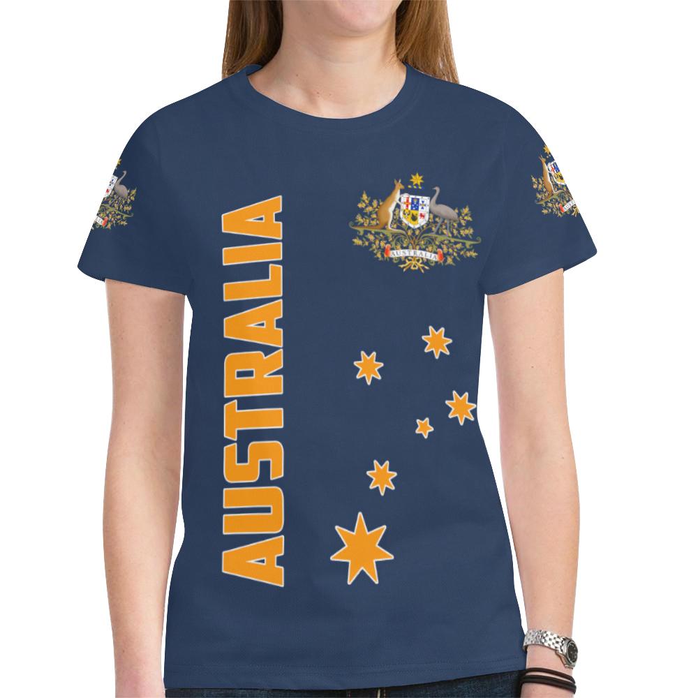 T shirts - Australian Coat Of Arms T shirt - Unisex - Vibe Hoodie Shop