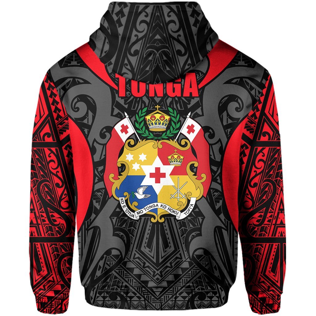 Tonga Hoodie - Kingdom Of Tonga Zip Hoodie - Vibe Hoodie Shop