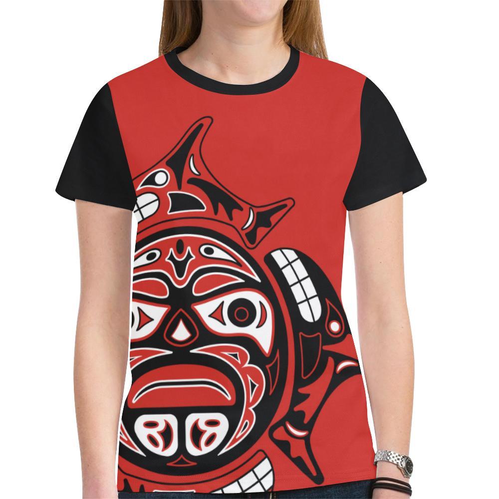 Canada Haida All Over Print T shirt - Vibe Hoodie Shop