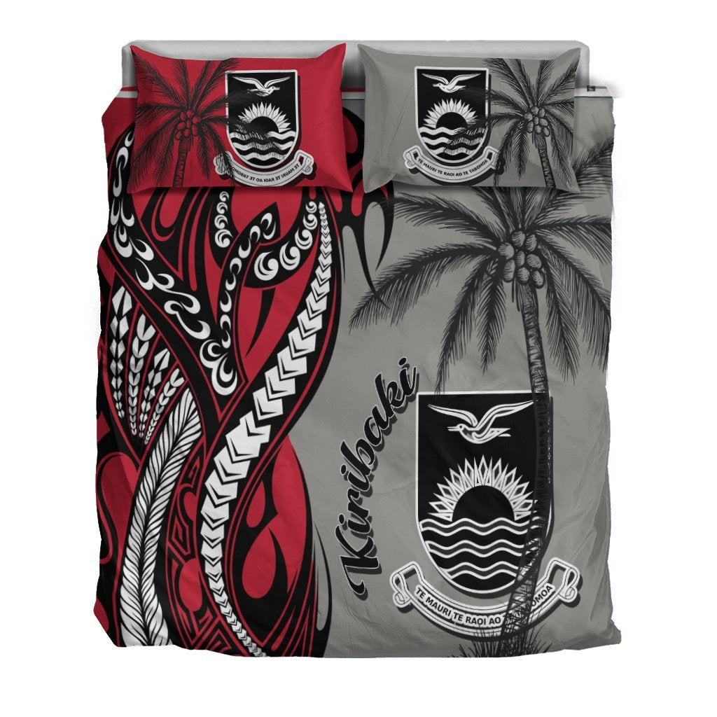 Kiribati Bedding Set - Classical Coconut Tree - Vibe Hoodie Shop