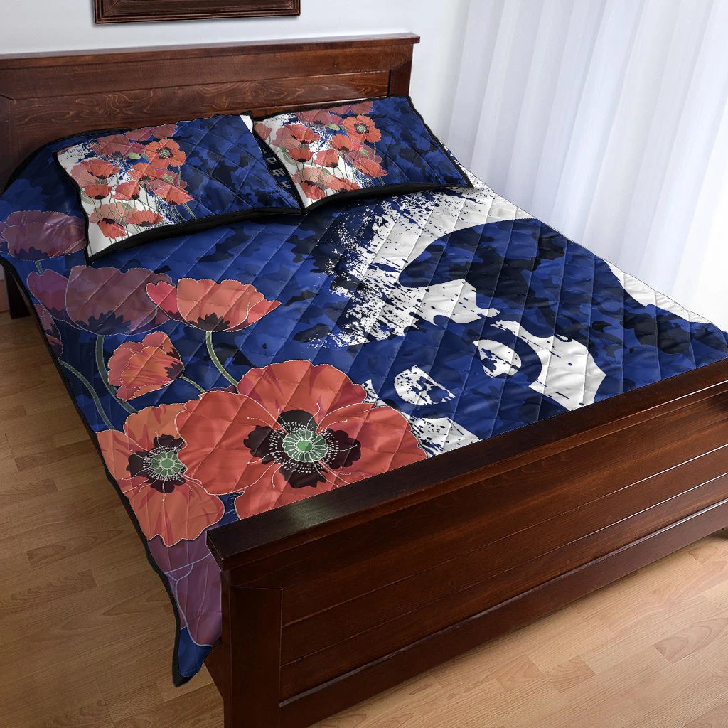 Custom ANZAC Quilt Bed Set - ANZAC Day 2021 - Vibe Hoodie Shop
