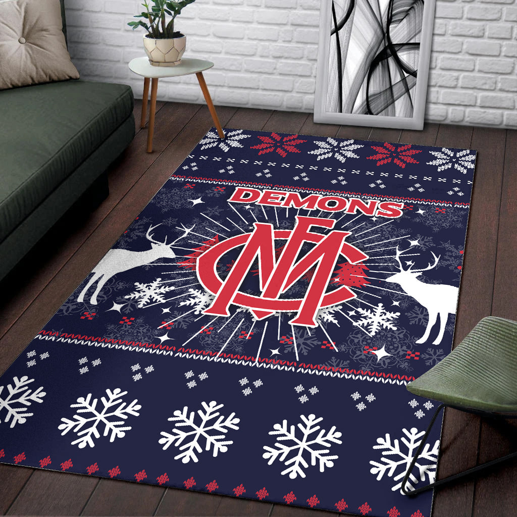 Demons Area Rug - Christmas Ugly Style - - Vibe Hoodie Shop