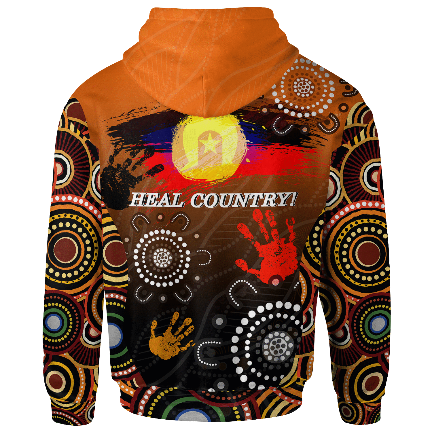 NAIDOC Hoodie - Heal Country 2021 - Vibe Hoodie Shop