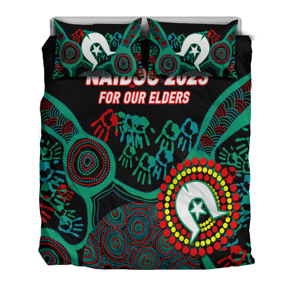 NAIDOC Week 2023 Aboriginal Art For Our Elders Bedding Set - - Vibe Hoodie Shop