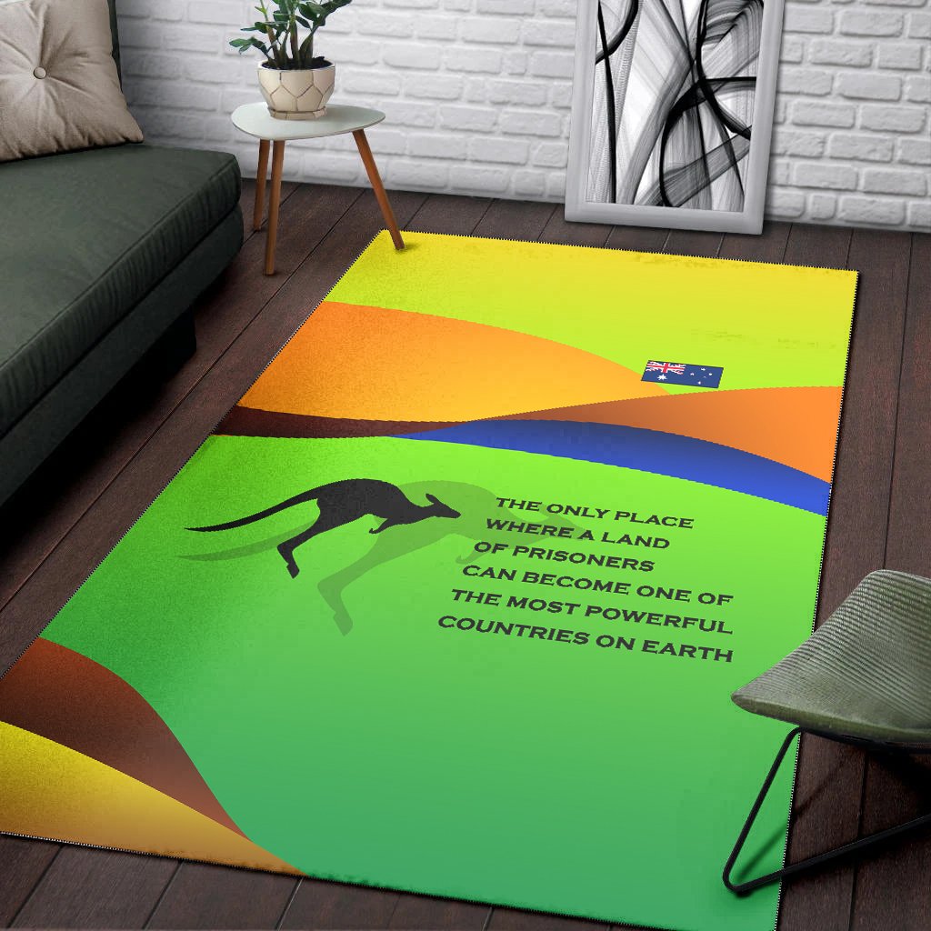 Area Rug - National Color of Australia - Vibe Hoodie Shop