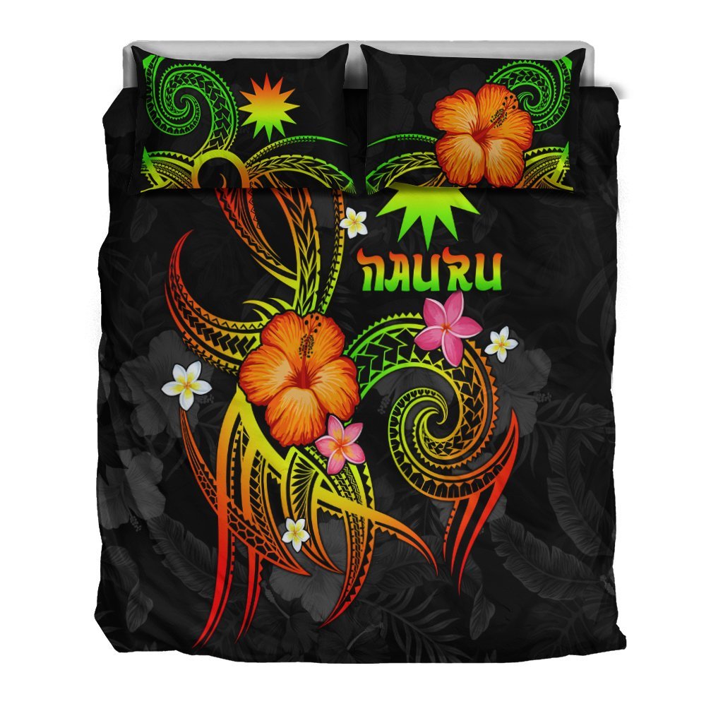 Nauru Polynesian Bedding Set - Legend of Nauru (Reggae) - Vibe Hoodie Shop