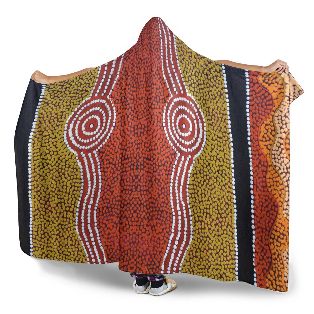 hoodie-balmket-aboriginal-dot-style