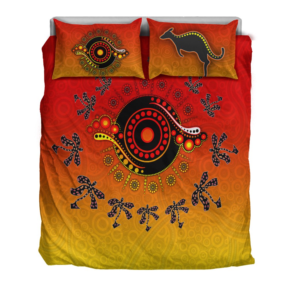 Aboriginal Bedding Set - Circle Pattern - Vibe Hoodie Shop