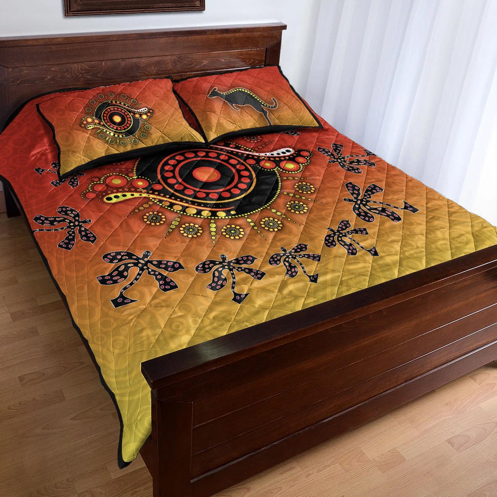 Quilt Bed Set - Circle Pattern - Vibe Hoodie Shop