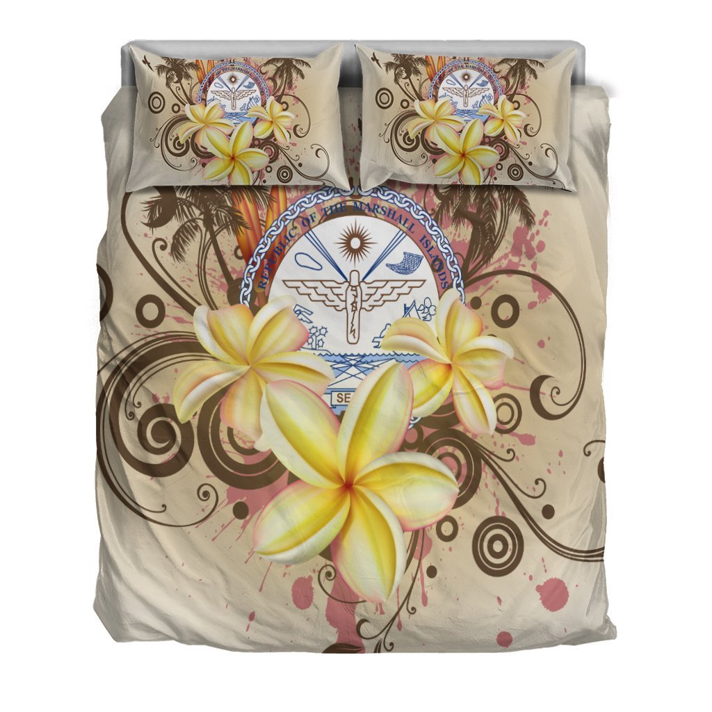 Marshall Islands Polynesian Bedding Set - Summer Tropical - Vibe Hoodie Shop