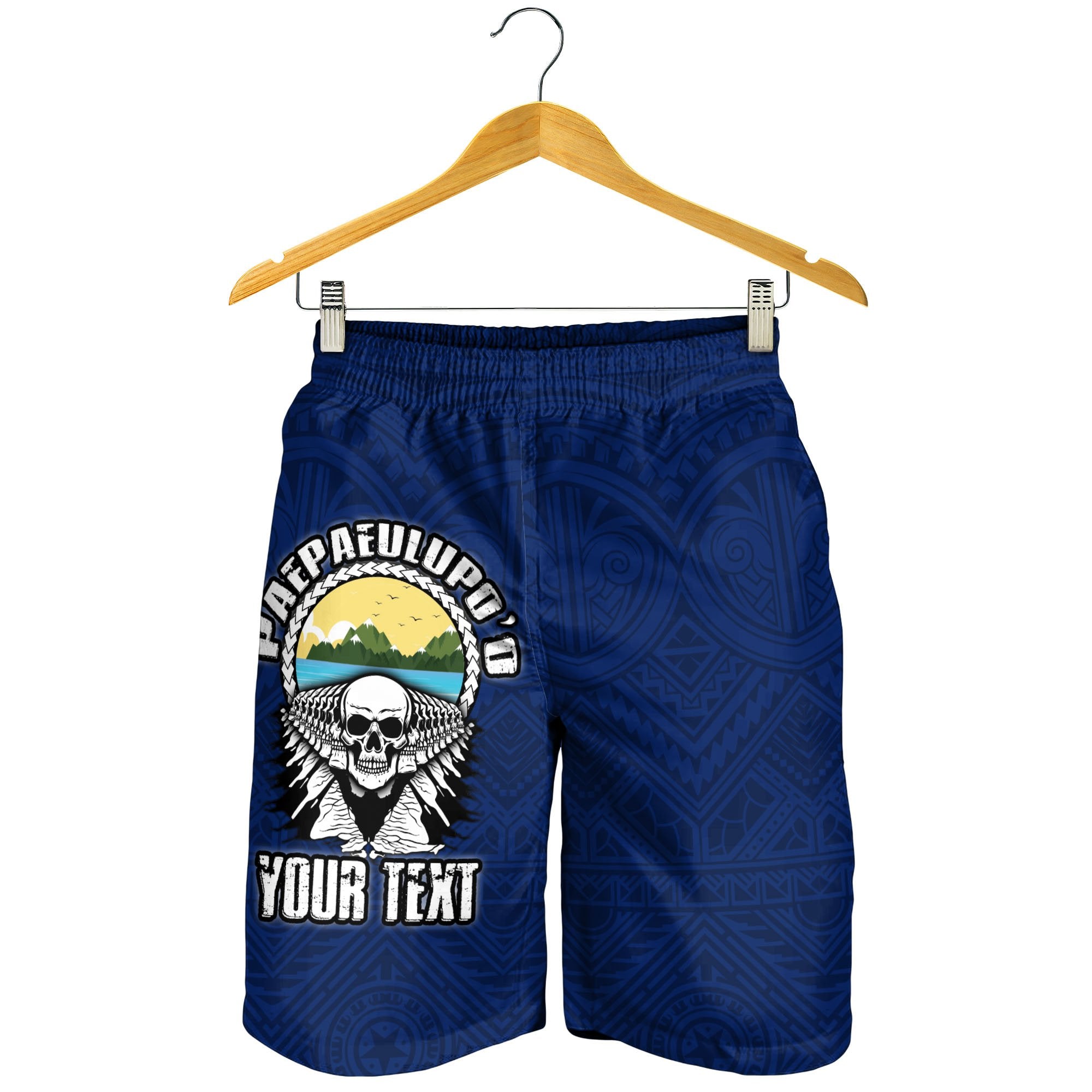 American Samoa Custom Personalised Men's Shorts - Paepaeulupo'o Aua (Ver 2) - Vibe Hoodie Shop