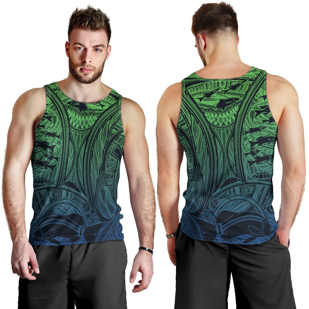 Torres Strait Islanders Men's Tank Top - Ocean Art - Vibe Hoodie Shop