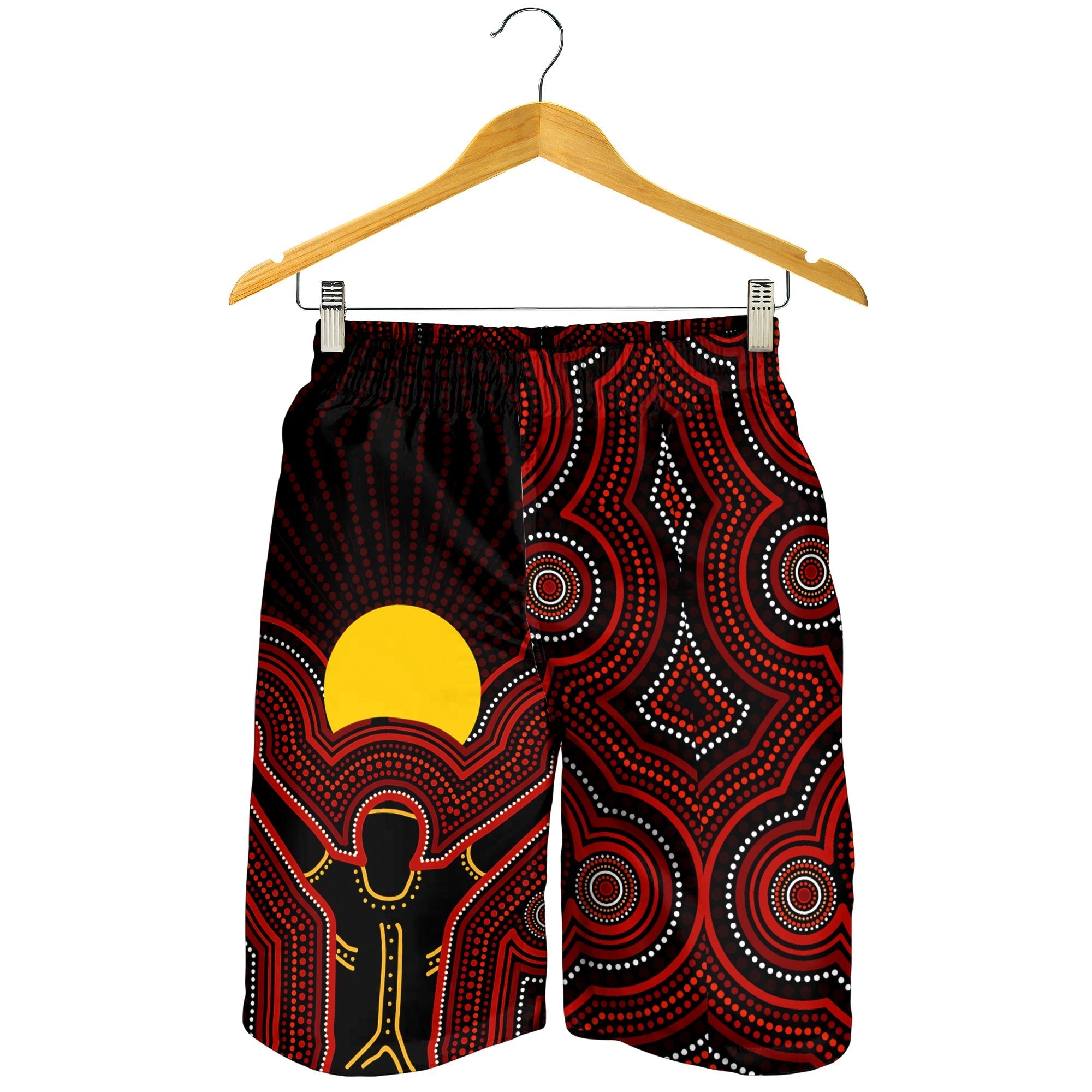 Aboriginal Men Shorts - The Sun Always Shines - Vibe Hoodie Shop