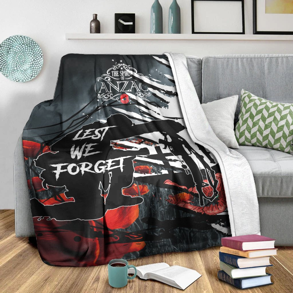 ANZAC Day Premium Blanket - The Spirit of ANZAC - Vibe Hoodie Shop