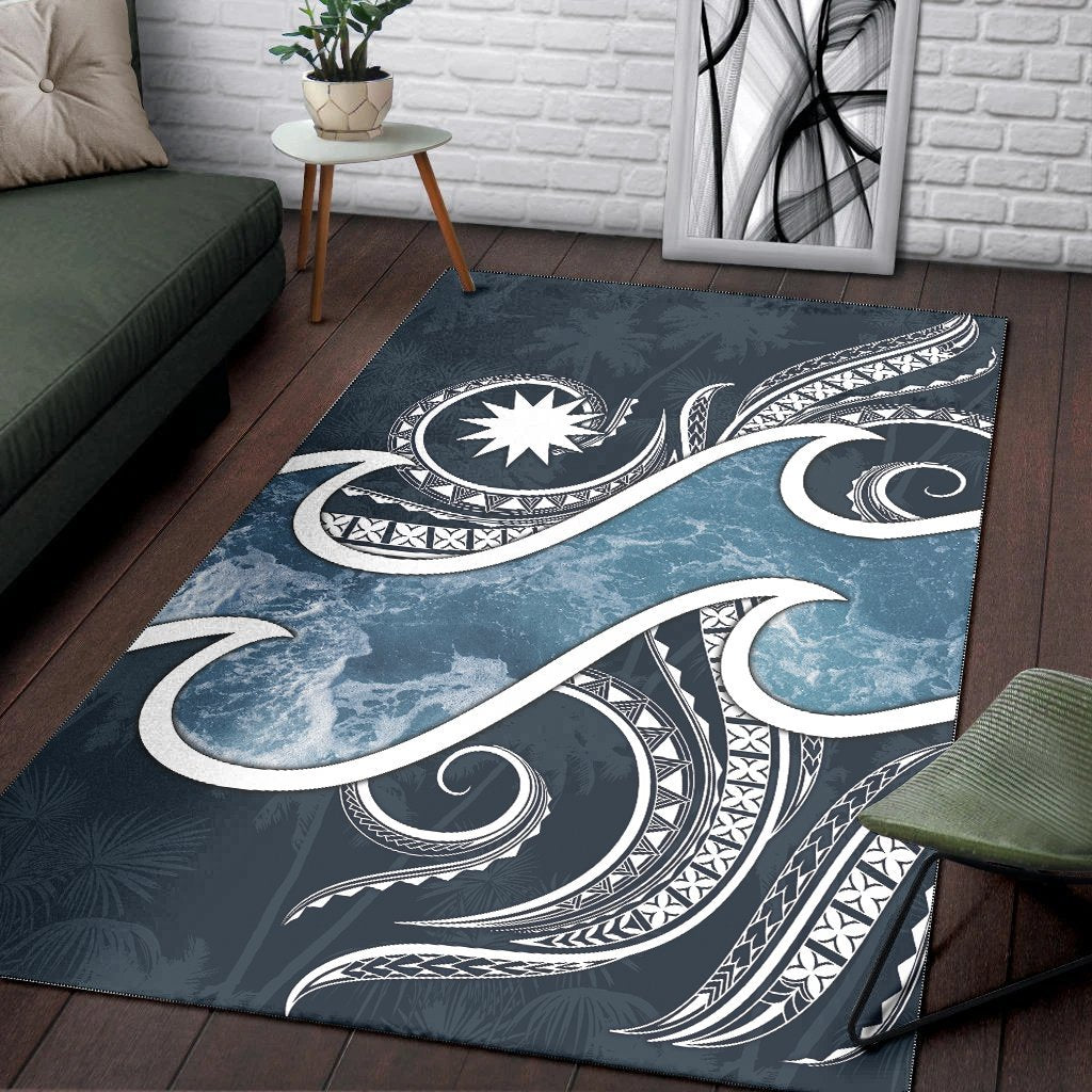 Nauru Polynesian Area Rug - Ocean Style - Vibe Hoodie Shop