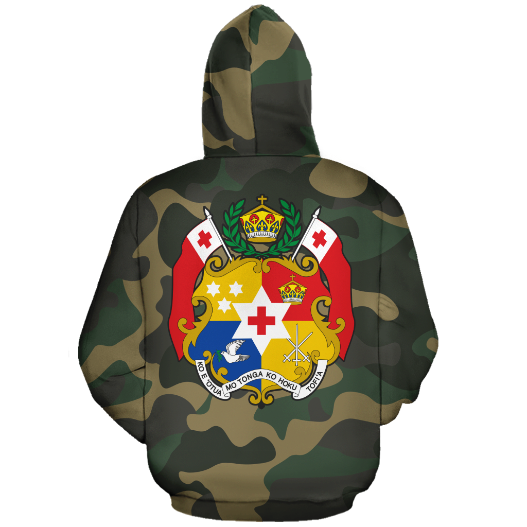 Tonga Camo All Over Hoodie - Vibe Hoodie Shop