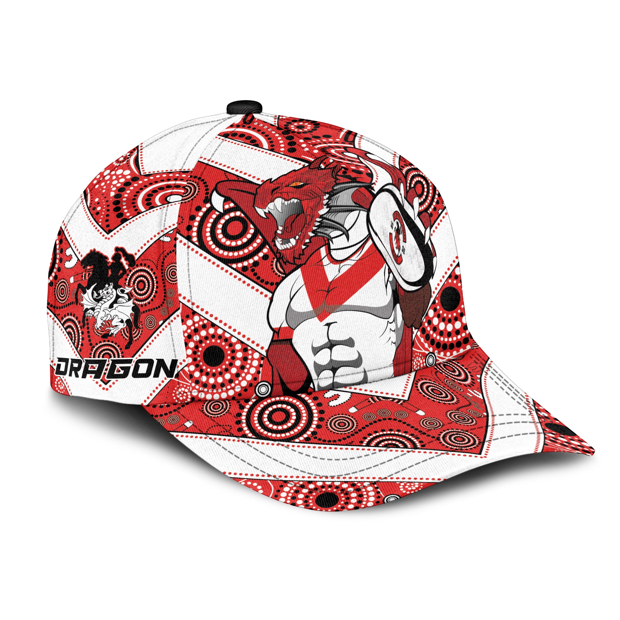 Dragons Rugby Aboriginal St. George Illawarra Cap - - Vibe Hoodie Shop