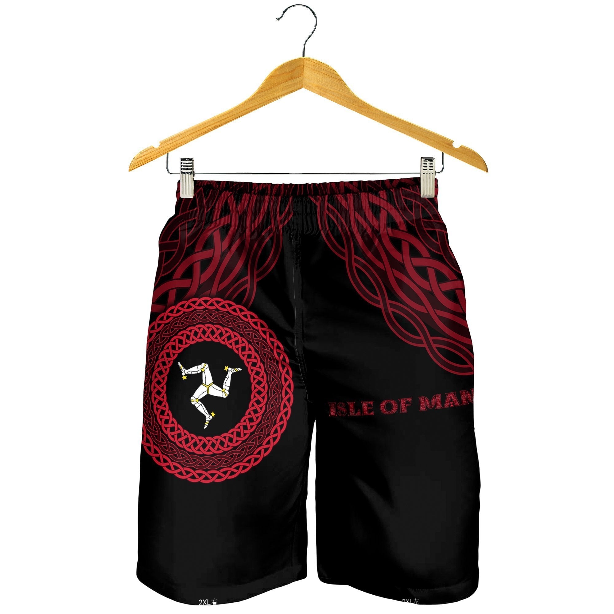 Isle of Man Celtic Men Shorts - Legend of Isle of Man - Vibe Hoodie Shop