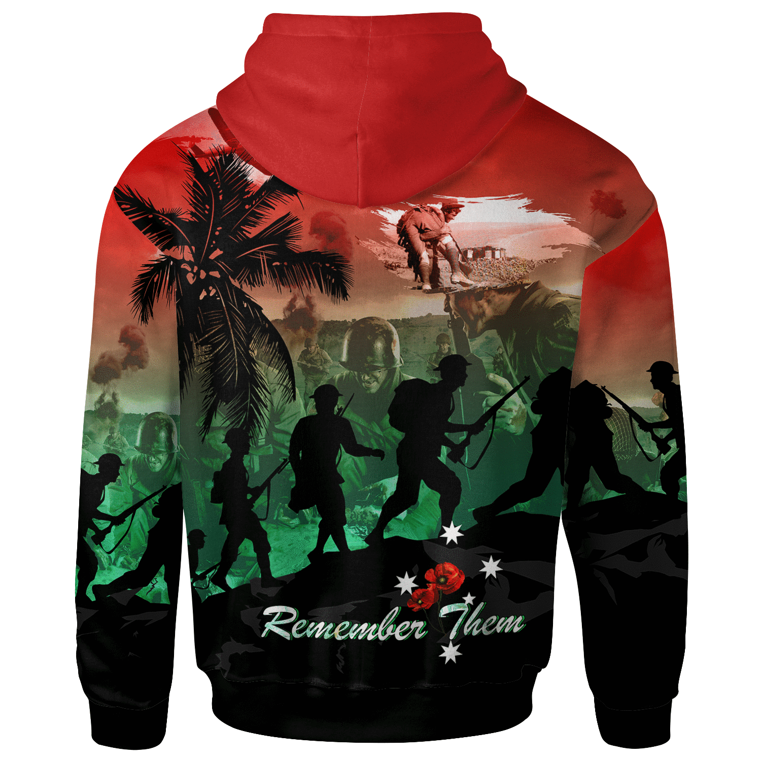 ANZAC Hoodie - They Gave Their Today For Your Tomorrow - Vibe Hoodie Shop