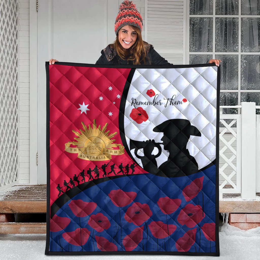ANZAC Day Premium Quilt - We will remember Them - Vibe Hoodie Shop