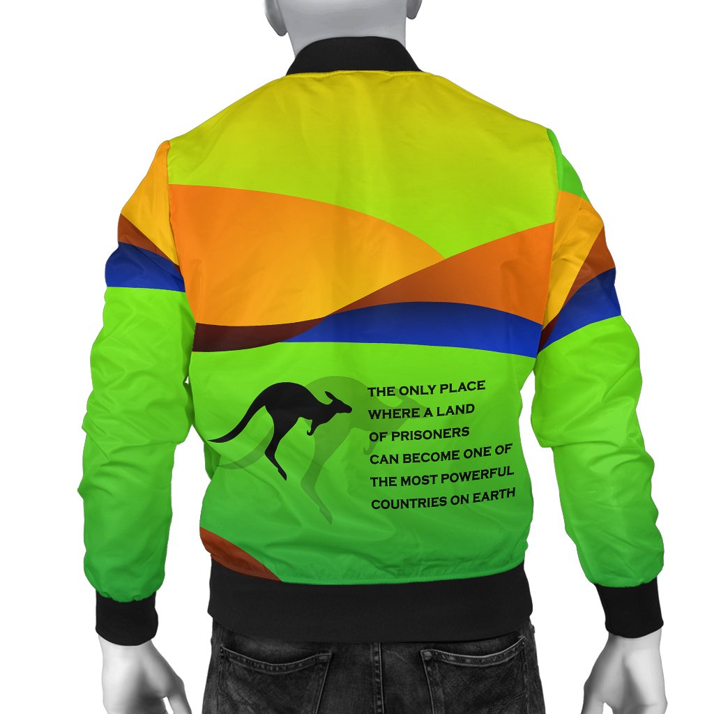 Women's Bomber Jacket - National Color of Australia - Vibe Hoodie Shop