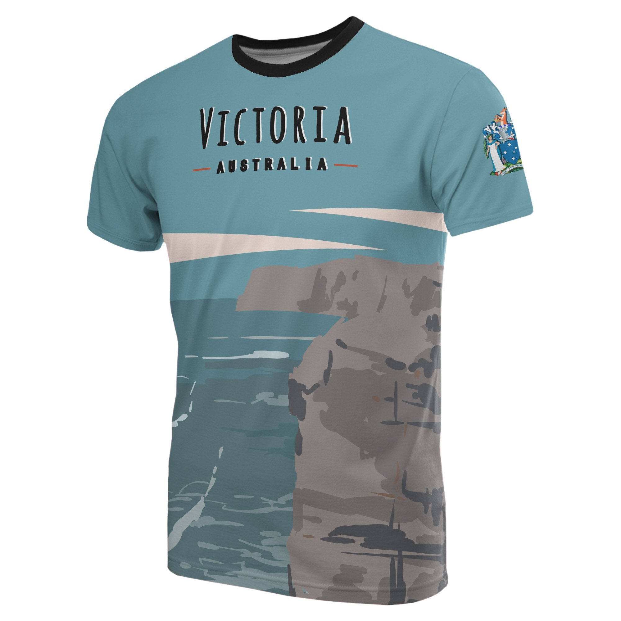 Australia T shirt - Victoria T shirt Landscape Art - Vibe Hoodie Shop