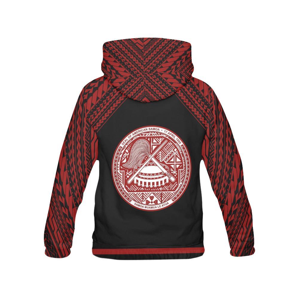 Seal Of American Samoa All Over Hoodie - Vibe Hoodie Shop