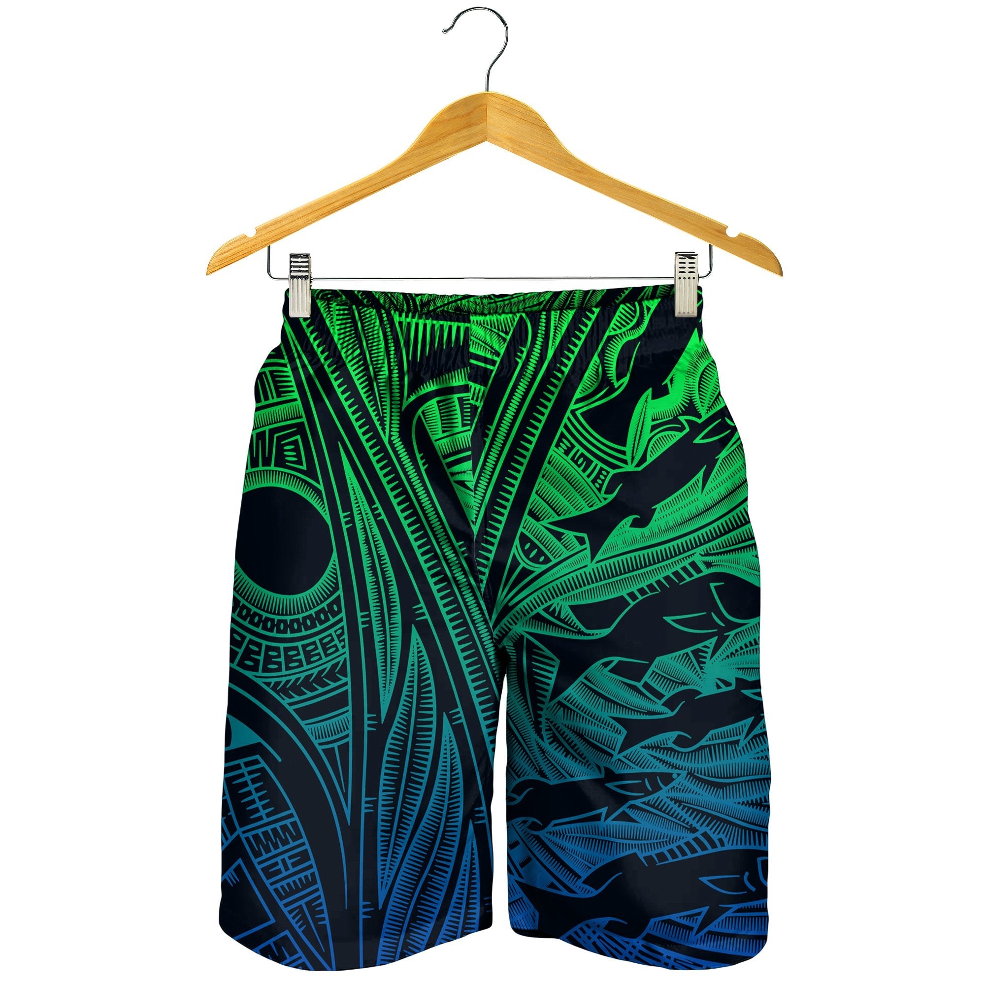 Torres Strait Islanders Men's Short - Ocean Art - Vibe Hoodie Shop