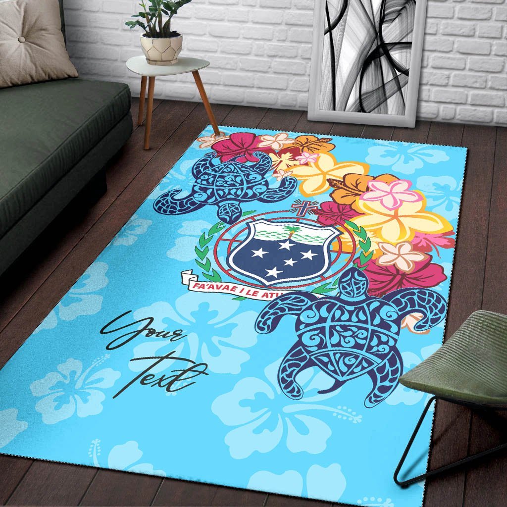 Samoa Area Rug - Custom Personalised Tropical Style - Vibe Hoodie Shop