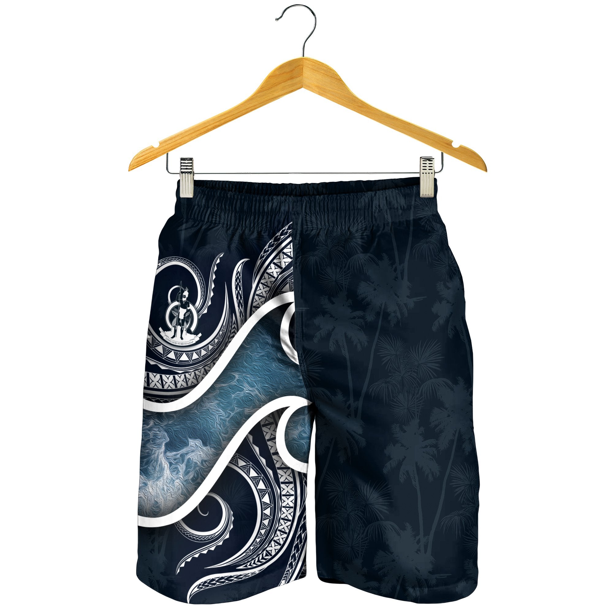 Vanuatu Polynesian Men's Shorts - Ocean Style - Vibe Hoodie Shop