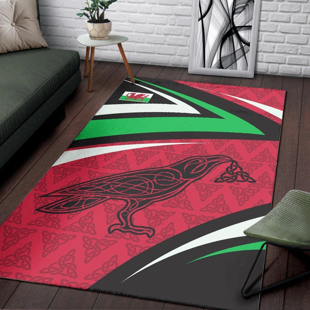 Wales Celtic Area Rug - Legend of Wales (Color) - Vibe Hoodie Shop