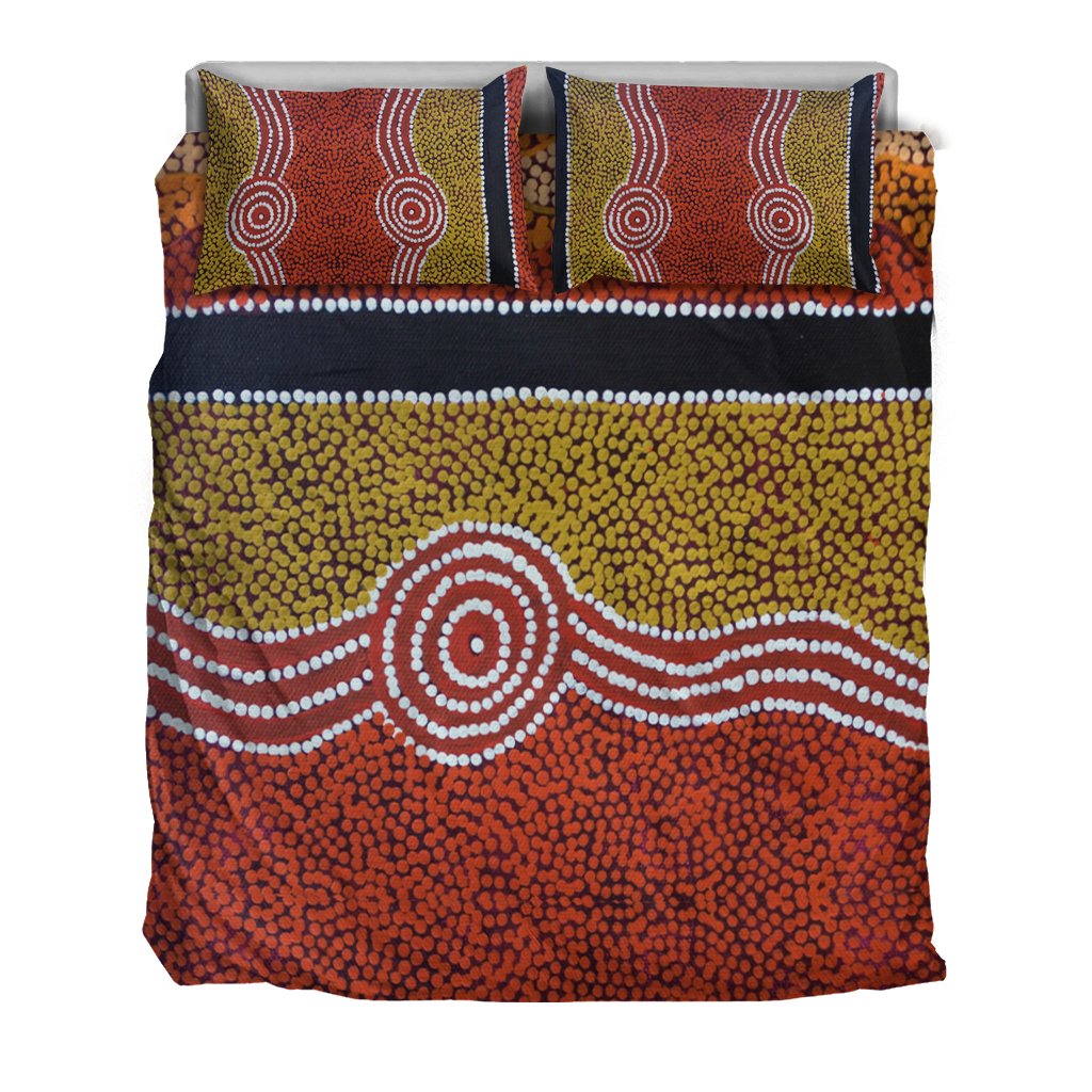 Bedding Set - Aboriginal Dot Style - Vibe Hoodie Shop