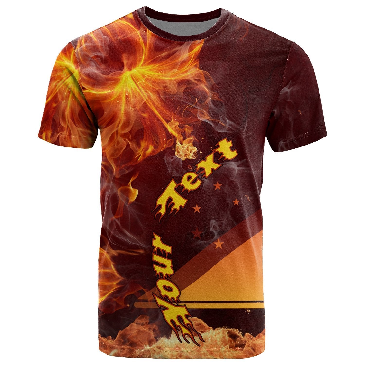 Tokelau Polynesian Custom Personalised T - Shirt - Fire Hibiscus - Vibe Hoodie Shop