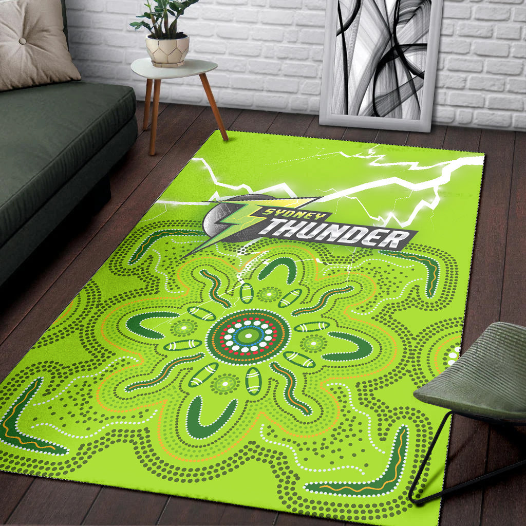 Sydney Thunder Area Rug - Aboriginal Style Of Dot - - Vibe Hoodie Shop